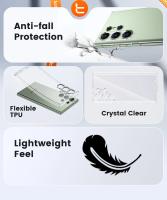 Toocki funda de teléfono para Samsung S24 S23 S22 S21 Plus funda Ultra transparente para S23 S21 PE funda protectora transparente suave de TPU - details 1