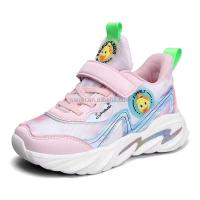 Nuevo 2023 moda dibujos animados niña diseño escolar Rosa niño estrella zapatos caminar deportes correr precio bajo - details 0