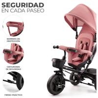 Bicicleta Plegable para Niños Triciclo Evolutivo sin Pedales 9 Meses de Uso 25kg Rosa - details 6