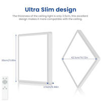 Lámpara Led De Techo Regulable, luz De 24W, 30cm, 3000K-6000K - details 1