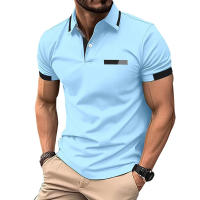 Polo de manga corta para hombre, camisetas informales, tops de verano - details 21