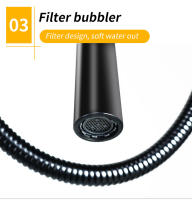 Traje de ducha de baño negro, sistema de ducha de bañera colgante de pared, traje de ducha presurizada de agua de lluvia, juego - details 14