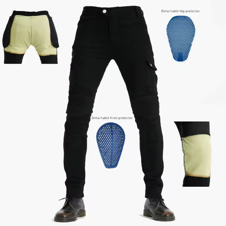 Jeans de Motocicleta para Hombres Todoterreno Camuflaje Multi-Bolsa Kevlar Anti-CAída - 1