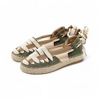 Sandalias Planas de Lona con Cordones de Yute Para Mujer Tendencia Elegante Cómoda y de Moda Para Primavera y Verano - details 2