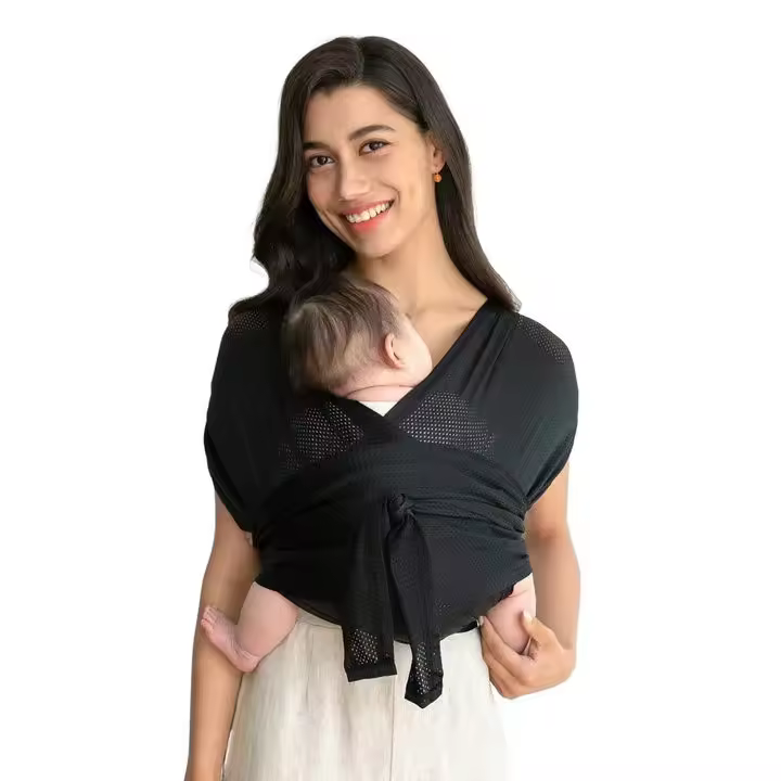 Portabebés ligero para recién nacido, envoltura elástica para bebé, manos libres, accesorios de viaje para bebé - 1