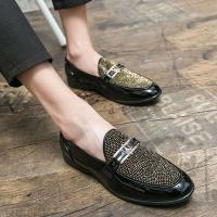 2023 nuevo vestido de cuero de moda de estilo italiano para hombres, zapatos casuales de negocios, zapatos puntiagudos de talla grande - details 6