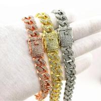 perro oro lujo, estrangulación eslabones cadena cubana perros pequeños, medianos y grandes, Collar para mascotas, joyería, - details 4