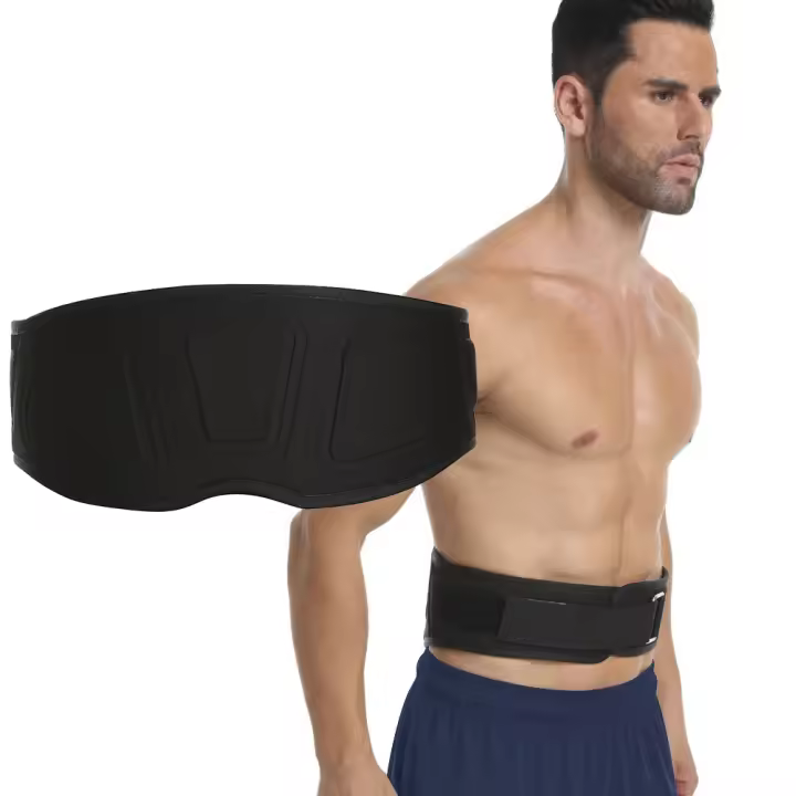 Cinturón de Soporte Lumbar Comodable Cierre Automático Ideal para Cuadrantes, Levantamientos de Peso, Entrenamiento Cruzado Deportes y Salud - 1