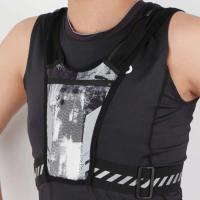 Mochila ligera reflectante para correr, bolsillo con cremallera, correa ajustable, chaleco deportivo para correr, bolsa para tarjetas de entrenamiento - details 5