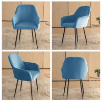 Cubierta de Silla de Comedor de Terciopelo Suave Cubierta Elástica de Spandex para Silla de Oficina, Hotel, Boda, Sala de Estar - details 14