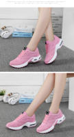 Zapatos para correr de marca, zapatillas transpirables para mujer, zapatos deportivos de verano de malla ligera con cojín de aire para mujer, zapatos de entrenamiento con cordones para exteriores - details 12