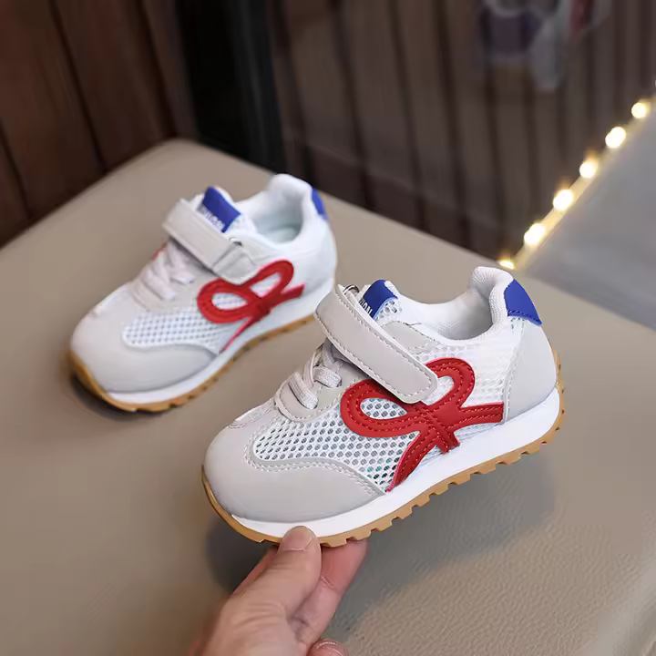Compañero de clase verano nuevos niños zapatos deportivos niñas zapatos de bebé transpirable solo red zapatos de los niños niños gump zapatos - 1