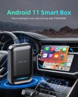 Reproductor multimedia Android para coche, dispositivo inalámbrico con WiFi, versión 2024G + 5G, CarPlay, adaptador, GPS - details 0