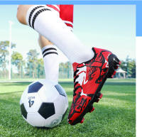 Zapatos de fútbol de marca para hombre, zapatillas de fútbol antideslizantes para exteriores para niños, zapatillas de entrenamiento transpirables, zapatillas de fútbol sala para césped - details 12