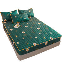 Nueva sábana ajustable acolchada, funda de cama impermeable, funda protectora Simmons, funda antipolvo esmerilada - details 0