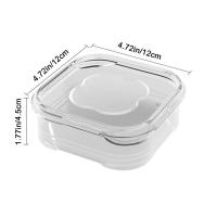 Caja de conservación de alimentos para carne de calidad alimentaria, recipiente de plástico para frutas y verduras de 350ml, contenedores de almacenamiento de alimentos sellados apilables, Dumpling - details 0