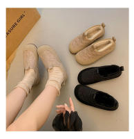Zapatos de invierno para mujer con suela suave de piel de conejo, zapatos cálidos de algodón con tela de plumón - details 9
