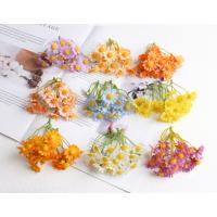 5 uds arreglo floral flor falsa flor de simulación, decoración del hogar accesorios DIY flor de plástico decoración de flores de seda - details 0