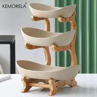 Elegante Bol de Plástico Moderno 2/3 Capas para Snacks y Ensaladas Ideal para Hogar y Sala de Estar - details 4