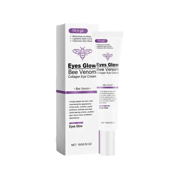 Crema de Ojos de Colágeno de Polvo de Abeja Adiós a las Líneas Finas, Reafirme, Ilumina y Reduce la Hinchazón Herramientas de Cuidado de la Piel Facial - 1