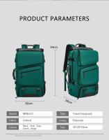 Mochila de viaje, bolso, senderismo de moda, bolsa de equipaje de viaje deportivo y de ocio - details 3