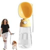 Botella de agua portátil de plástico para perros, a prueba de fugas, multifuncional, extraíble, para mascotas, para viajes al aire libre - details 5