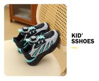 Zapatillas de deporte para niños primavera-otoño 2025 Nuevas zapatillas de baloncesto para niños de media y mayor edad Calzado escolar para niños - details 2