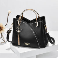 Bolso de mano de nueva tendencia, versión coreana, color contrastante, gran capacidad, bandolera de hombro a la moda, bolso de mujer - details 3