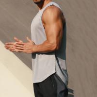 Camisetas deportivas sin mangas de secado rápido para hombre, camisetas sin mangas de malla para correr, entrenamiento, baloncesto, chalecos de gimnasio holgados, verano, maratón - details 2