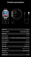 Reloj inteligente con pantalla completamente táctil de 1,96 pulgadas y auriculares Bluetooth TWS 2 en 1 - details 18