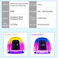 Secador de esmalte de Gel inalámbrico, lámpara UV LED recargable para manicura de uñas, novedad de 2022 - details 9