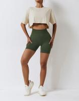Shorts de Cintura Alta para Mujer en Verano Color Caramelo Ideal para Entrenamiento en Gimnasio y Yoga - details 18