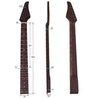 Electric Guitar Neck Wenge 6 Strings Satin Matte 24 Frets Guitar neck for Electric Guitar 5.6cm Heel Width - details 0
