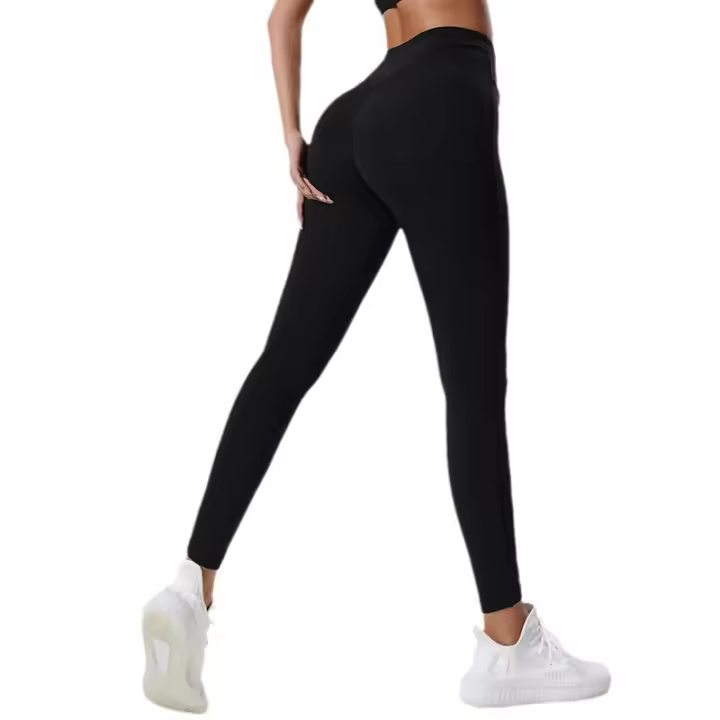 Leggings deportivos para mujer, pantalones de yoga elásticos, realzadores, cintura alta, con control - 1