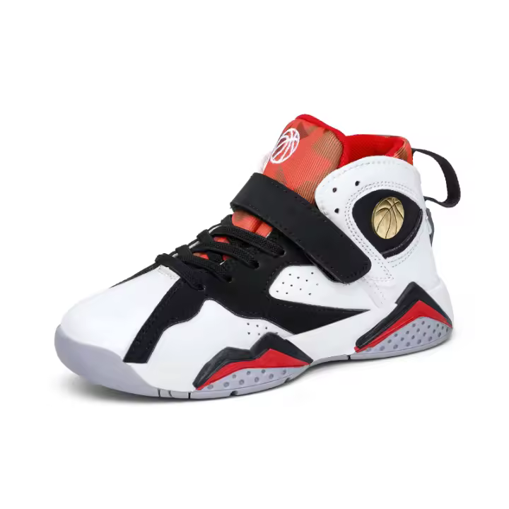 Zapatillas de baloncesto para niños, zapatillas antideslizantes de suela gruesa, novedad de 2024 - 1