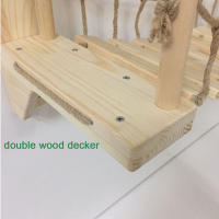 Puente montado en la pared para gatos, casa de árbol para mascotas, hamaca de Sisal, escalera de paso, rascador poste, marco de escalada, muebles, juguete para gatos - details 8
