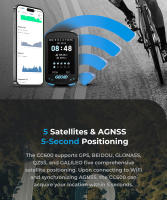 GEOID CC600 Color Screen Bike Computer Smart Navigation GPS Wireless Bicycle Speedometer WIFI ANT+ 11 Languages Cycling Odometer - details 7