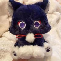 Juego de peluche Scaramouche de 20cm, modelo de colección, muñeco de gato púrpura, juguete de peluche para chico, regalo de cumpleaños, Wanderer Balladeer, regalo de cumpleaños - details 0