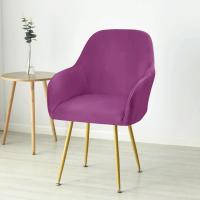 Cubierta de Silla de Comedor de Terciopelo Suave Cubierta Elástica de Spandex para Silla de Oficina, Hotel, Boda, Sala de Estar - details 31