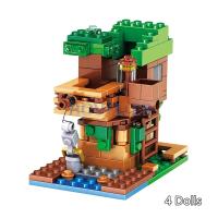 Bloques de construcción para niños, juguetes de ladrillos para armar Casa de Las Villas, Pigs Alex Zombie, ideal para regalo - details 10