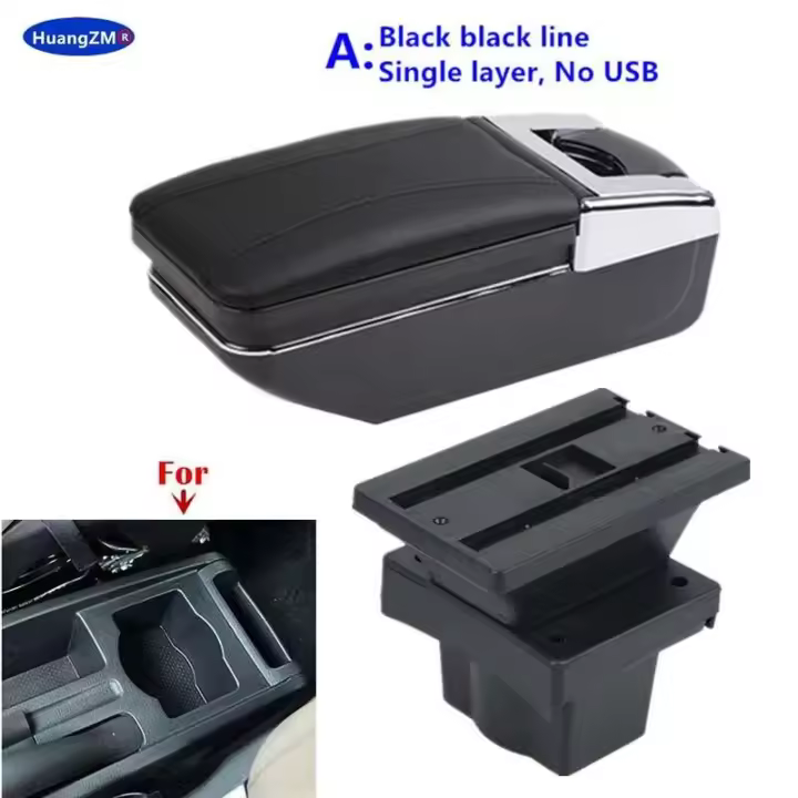 Reposabrazos Octavia adecuado, adecuado para Skoda 2 2005-2012 CA calibración del reposabrazos, accesorios dedicados de modificación del interior del coche - 1