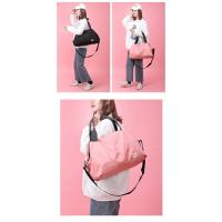 Bolsa de gimnasio de gran capacidad para mujer, bolso deportivo impermeable para natación y Yoga, bolsa de viaje multifunción, paquete de fin de semana XA190Y - details 11