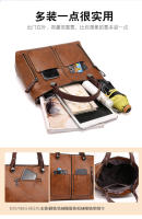 Bolso para mujer nuevo bolso de hombro de moda para mujer bolso de mano retro de gran capacidad para mujer bolso simple oblicuo. - details 4