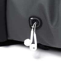 Mochila para ordenador portátil de alta calidad para hombre, morral grande de piel sintética, resistente al agua, con carga USB, para negocios, urbano - details 12