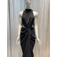 Primavera nicho diseño de alta dama puro deseo colgar cuello flaco francés calado retorcido shell fuga cintura vestido - details 8