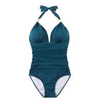 Trajes de Baño de Una Pieza para Mujer, Bañador elegante, Reductor, Halter, Playa, Verano, Push Up, Aprieta Barriga, Tankinis - details 8