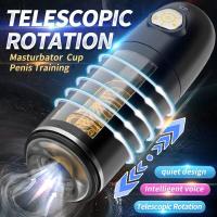 Leten Electric Telescópica Rotativa 6-en-1 Entrenamiento de Ejaculación Delada para Adultos - details 0