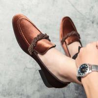 2023 zapatos cómodos del partido del ante del espectáculo del zapato de cuero de los hombres del Reino Unido del nuevo diseño de la moda - details 6