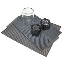 Alfombrilla de tabla de drenaje de silicona antideslizante, almohadilla de aislamiento térmico de mesa plegable, almohadilla de secado de platos resistente al calor, S/M/L - details 1
