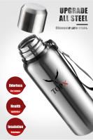 Large-capacity Thermos Cup 304 Stainless Steel Outdoor Portable Mountaineering Sports Water Bottle with Rope500/1500ml - details 11